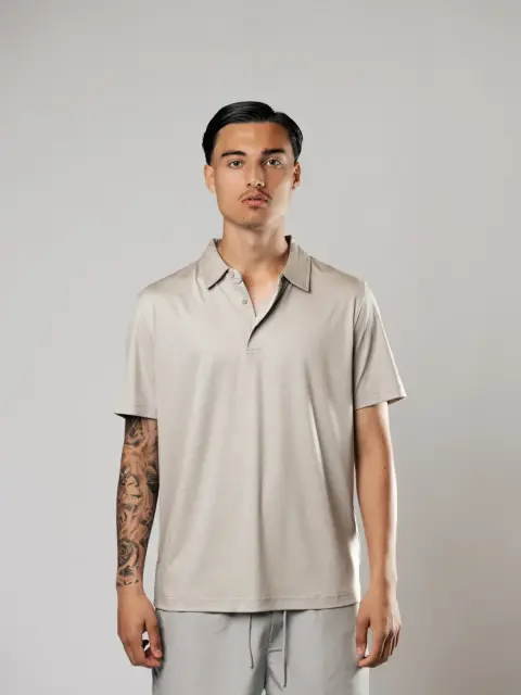 Short sleeve polo