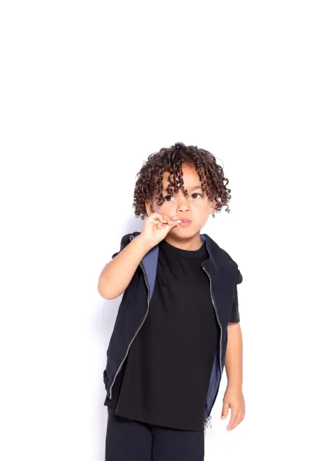 Noir Absolu / Bleu Impérial Gilet