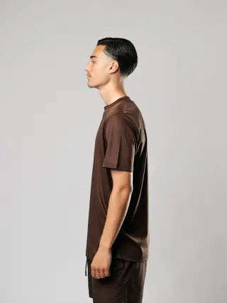 T-shirt Vert bronze
