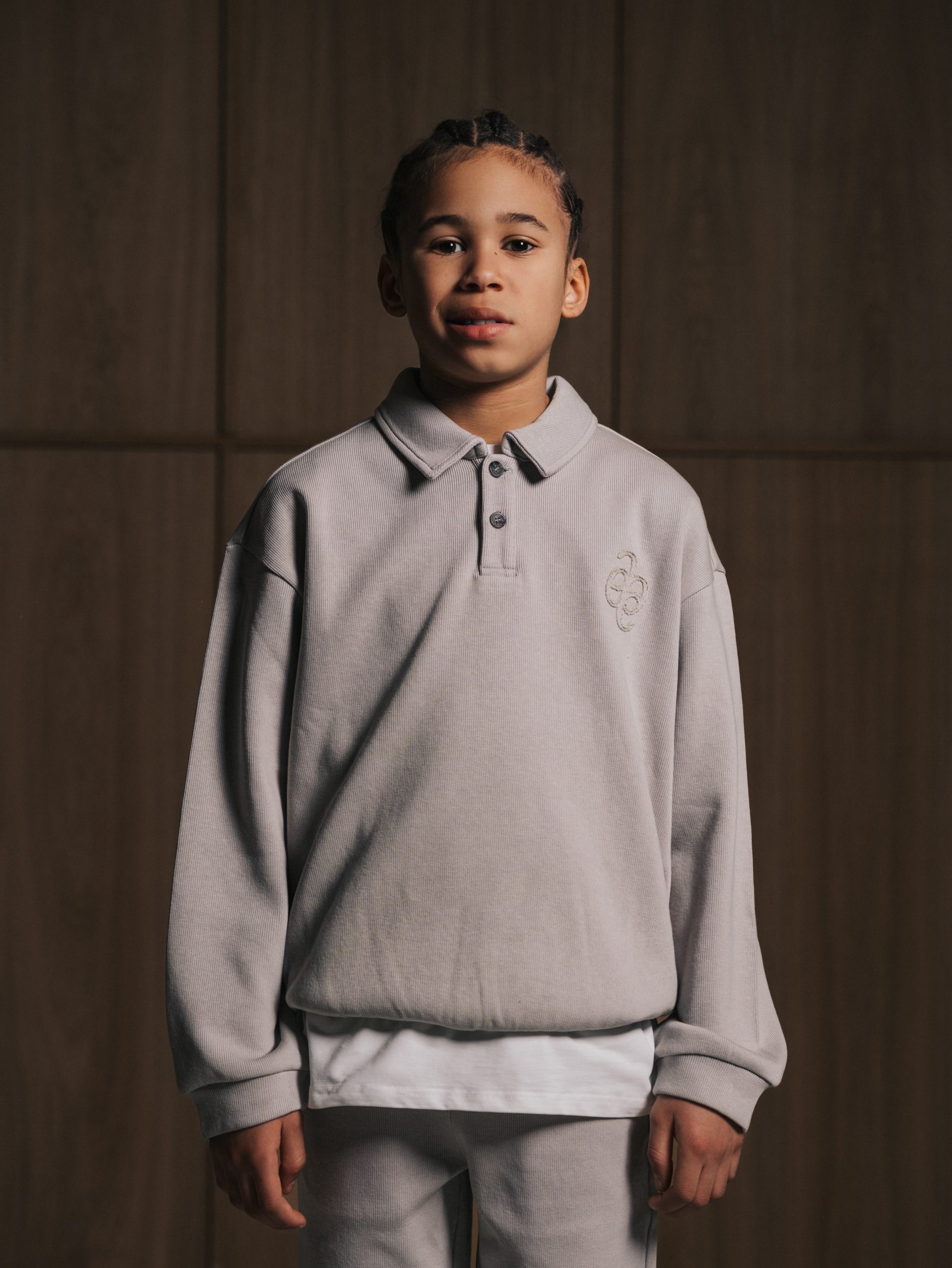 Signature Blanc embroidery T-shirt