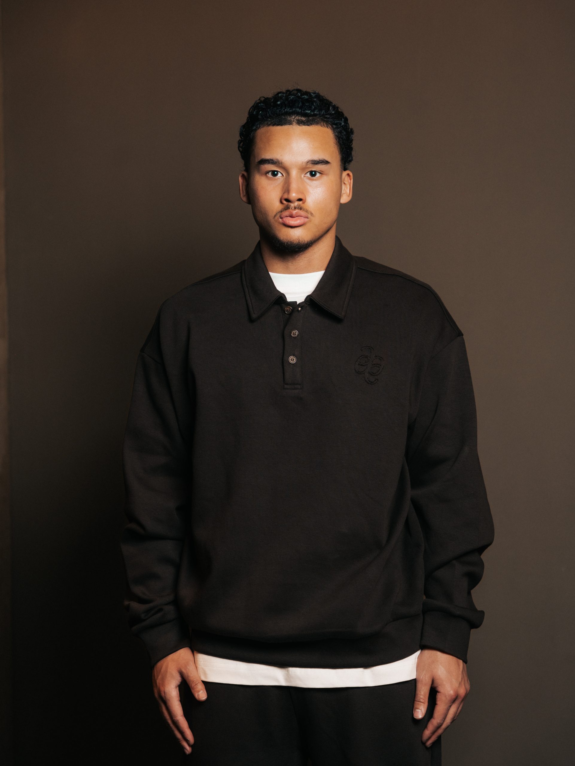 Polo button Brun Fume — afbeelding 1