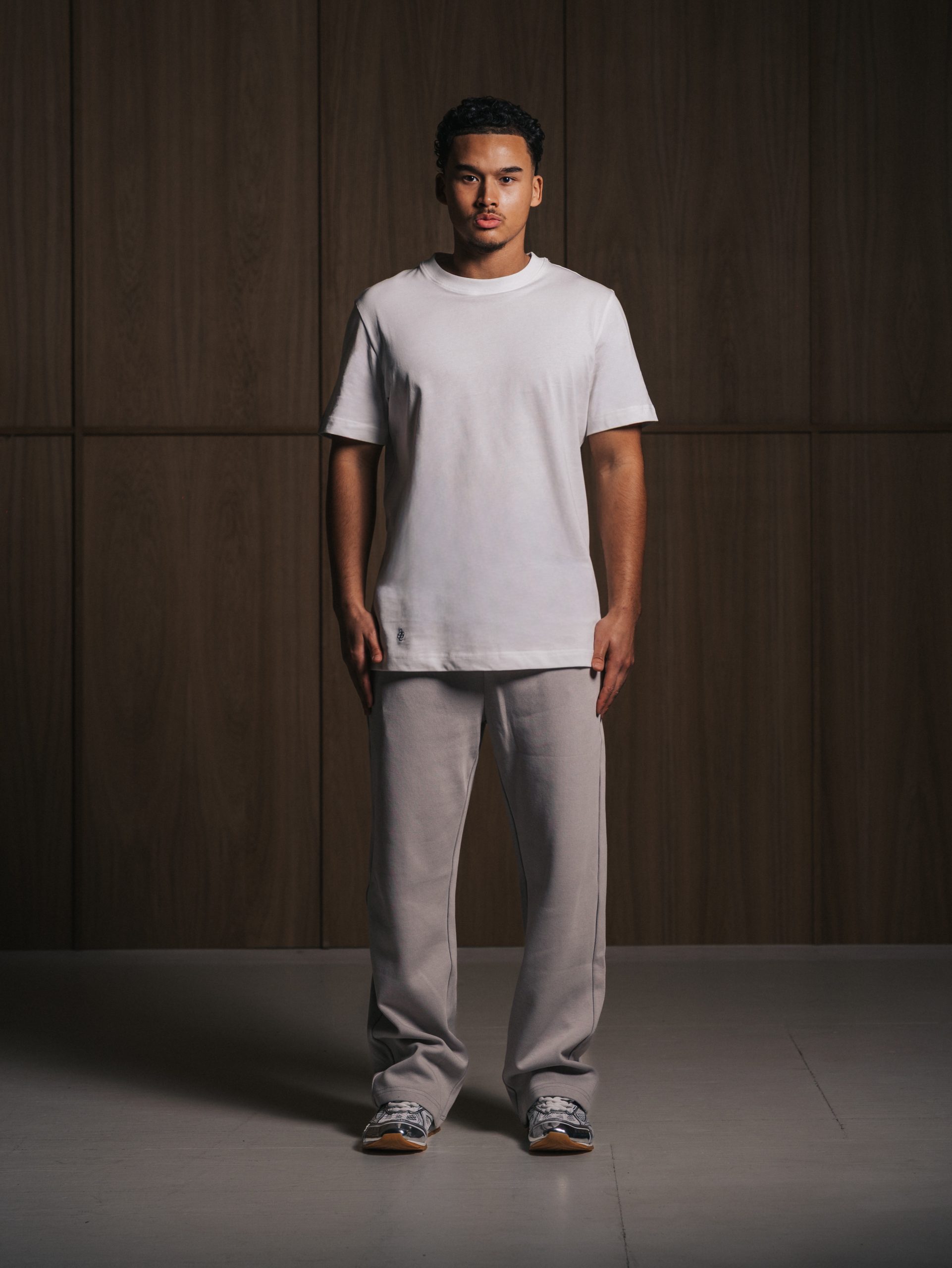 Signature Blanc embroidery T-shirt