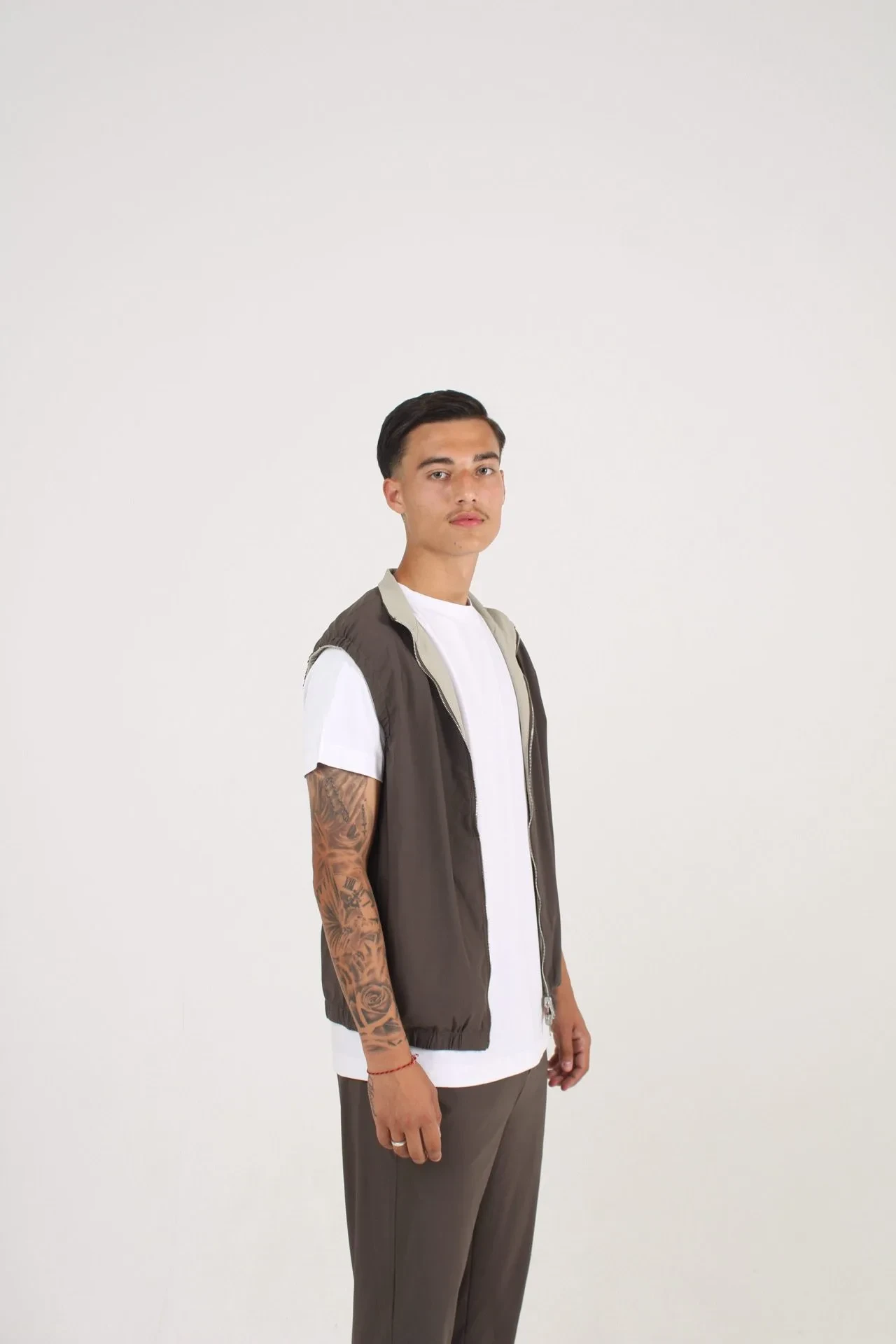 Bois Sombre / Sable Fin Gilet