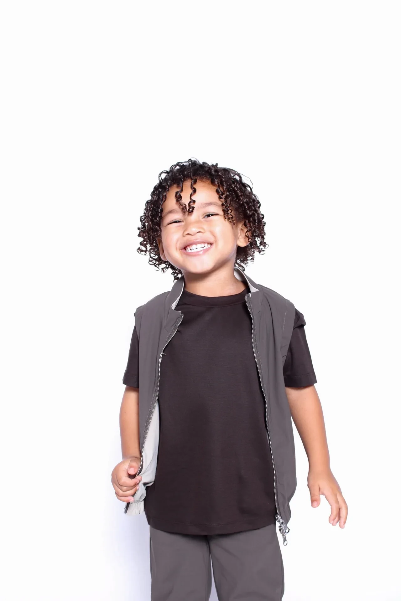 Bois Sombre / Sable Fin Gilet