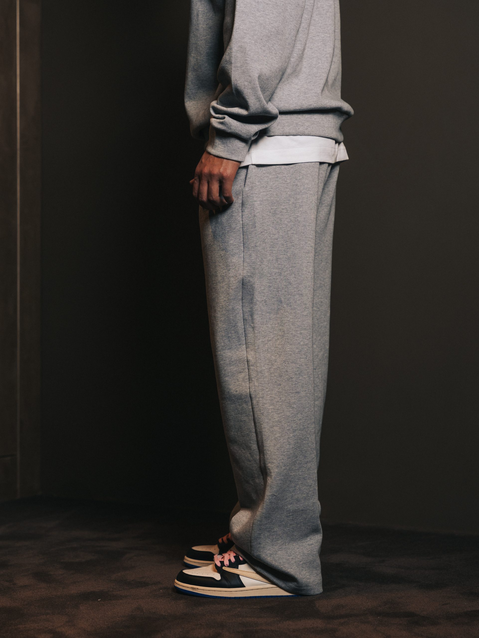 Pants wide Gris Lumiere — afbeelding 1