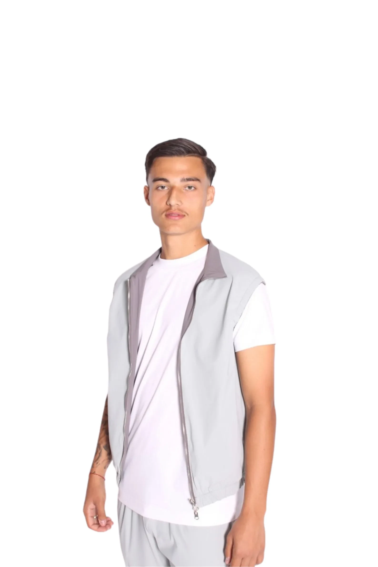 Gris Anthracite / Gris Perle Gilet