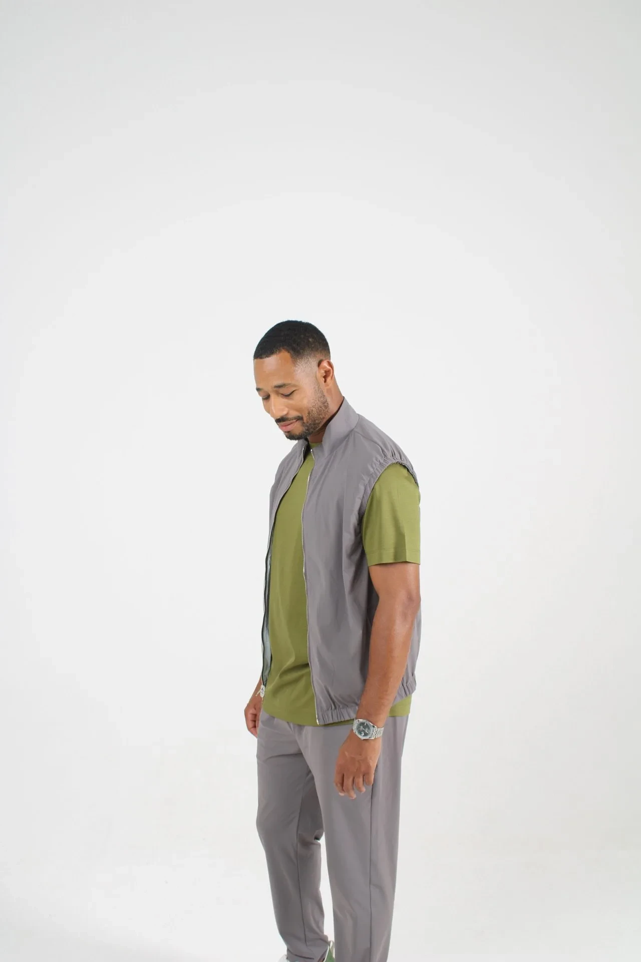 Gris Anthracite / Gris Perle Gilet
