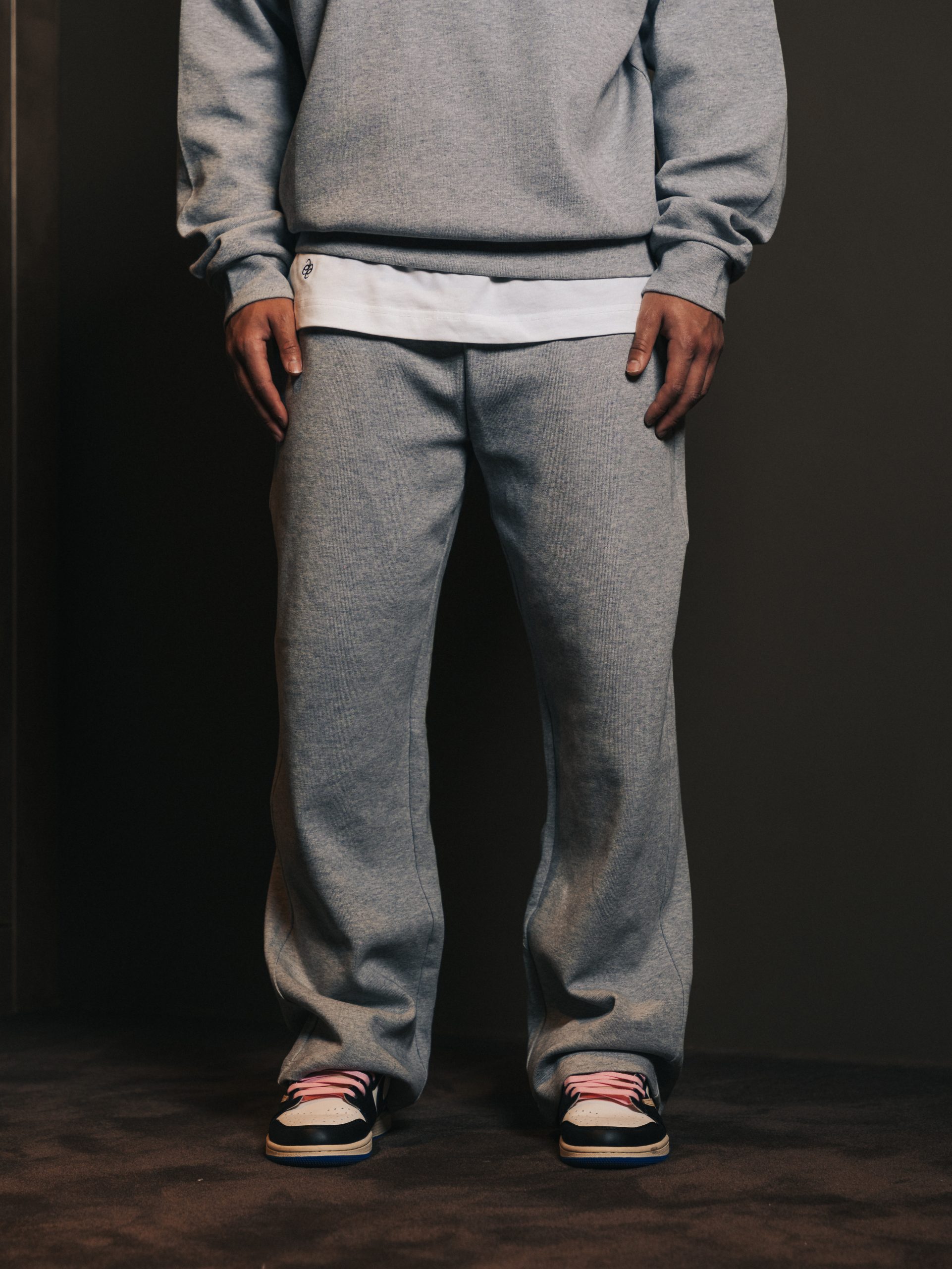 Pants wide Gris Lumiere — afbeelding 2