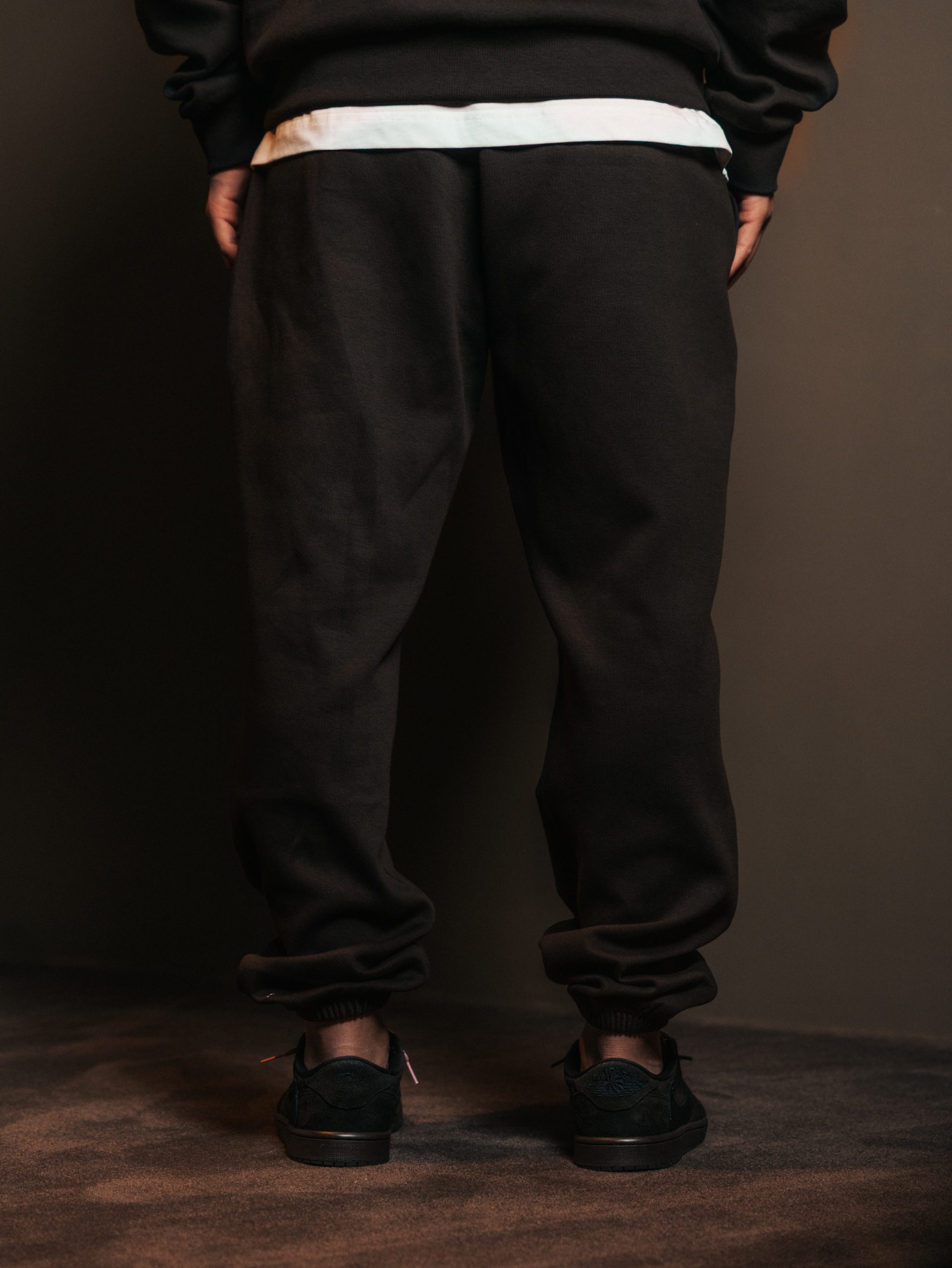 Pants elastic Brun Fume