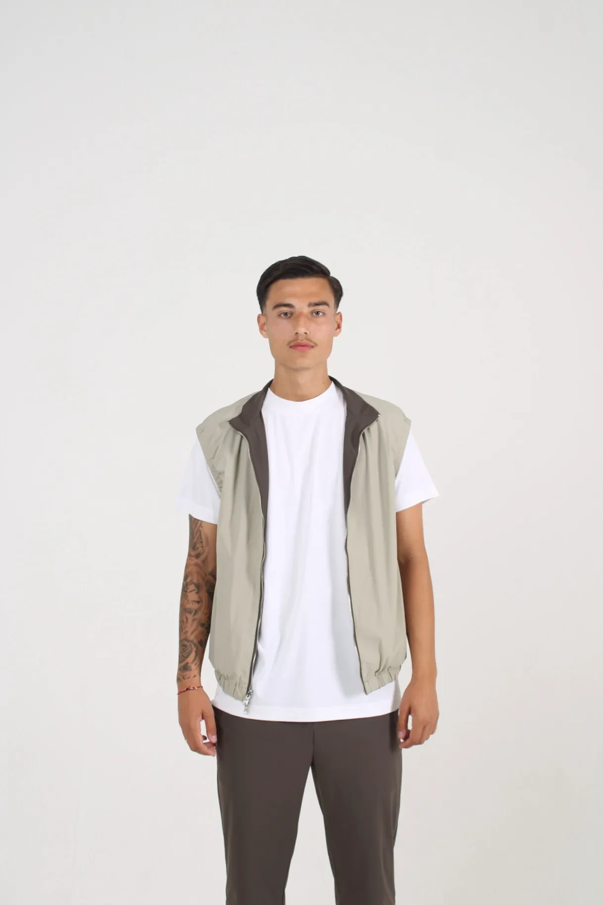 Bois Sombre / Sable Fin Gilet