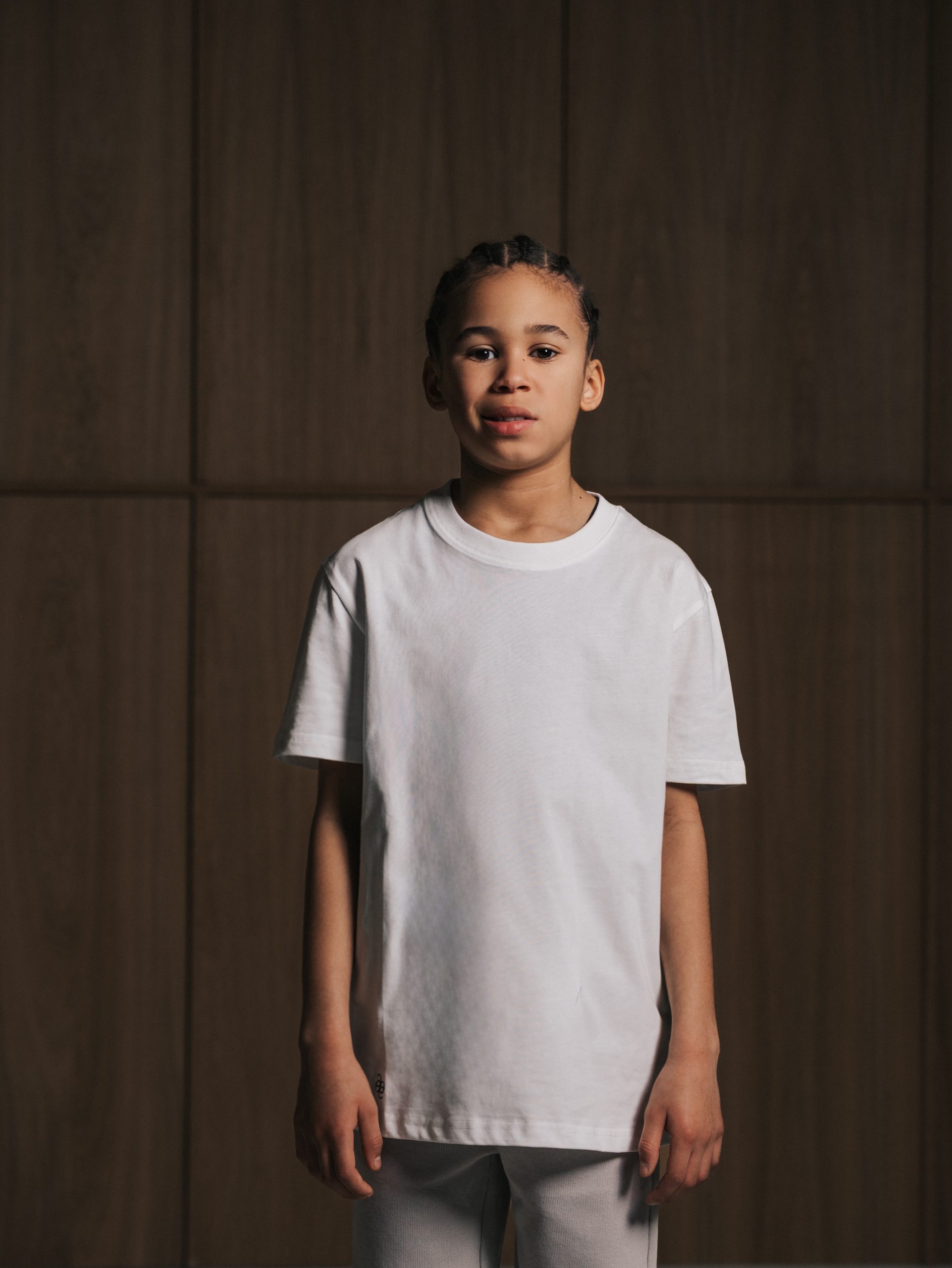 Signature Blanc embroidery T-shirt