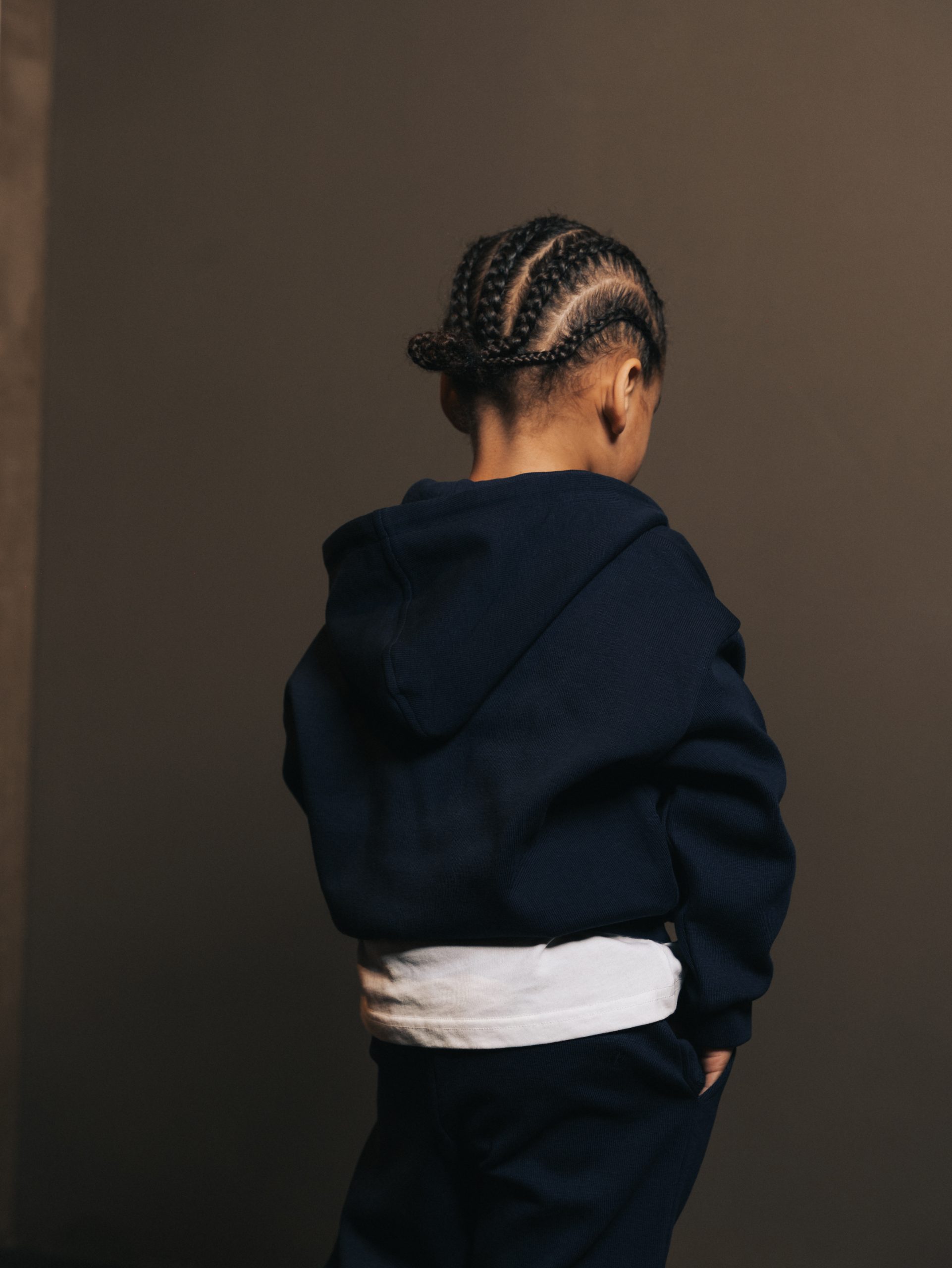 Hoodie zipper Bleu Fonce