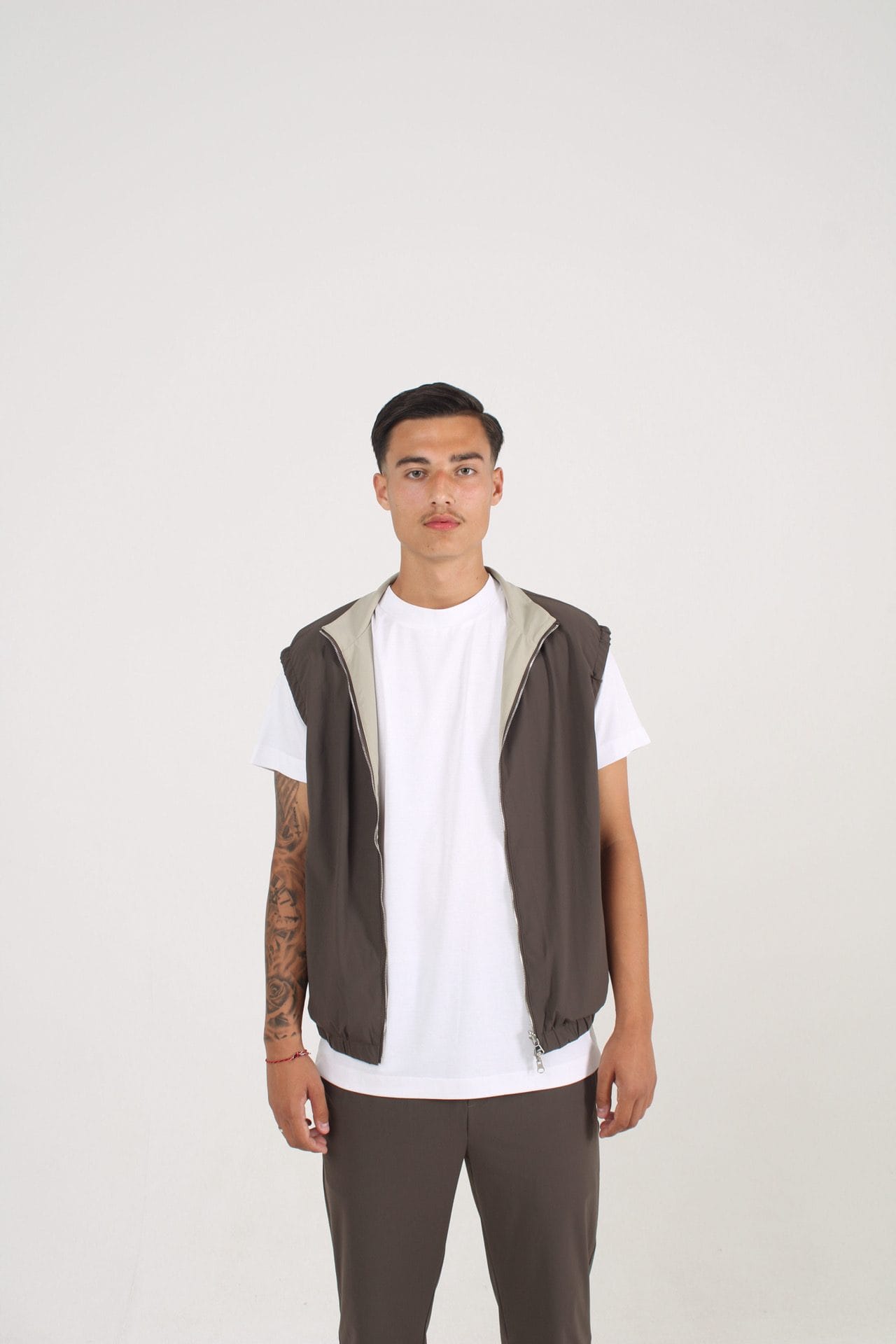 Bois Sombre / Sable Fin Gilet