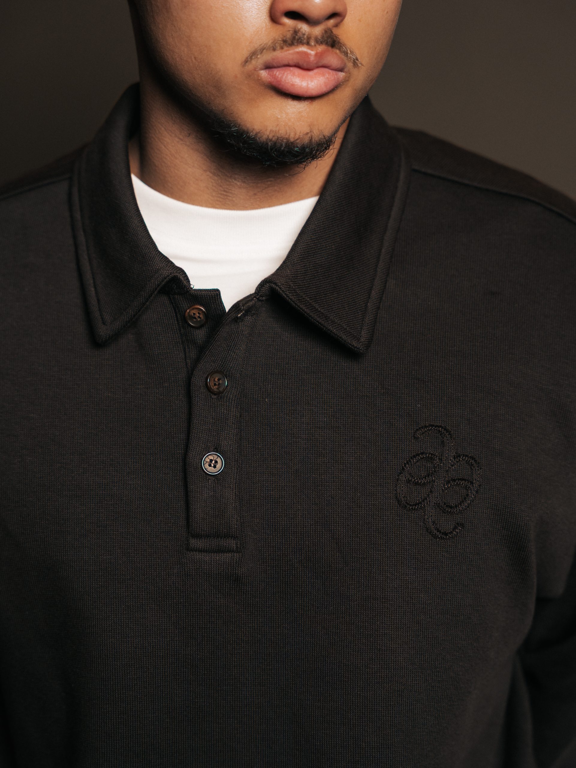 Polo button Brun Fume — afbeelding 4