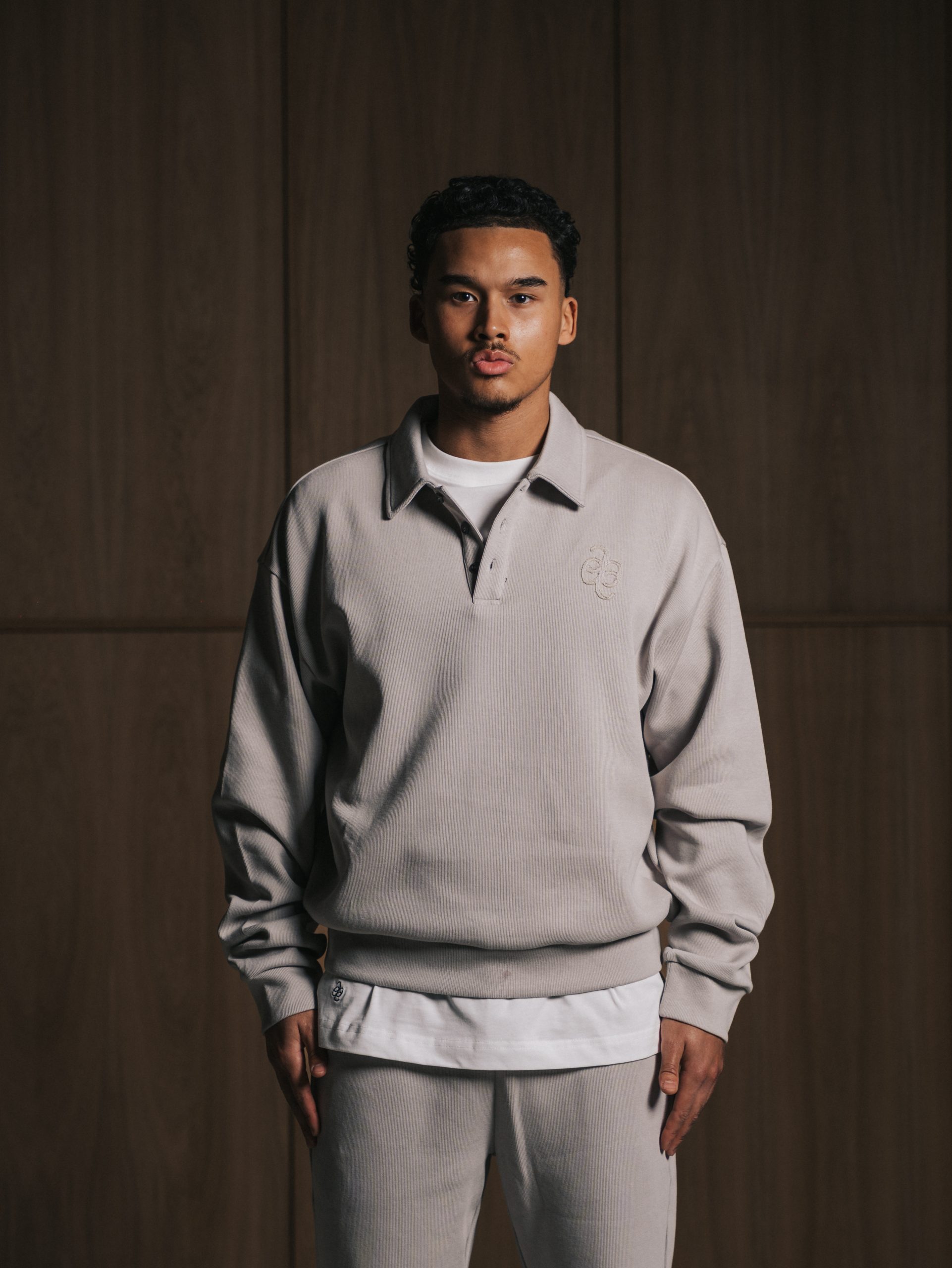 Signature Blanc embroidery T-shirt