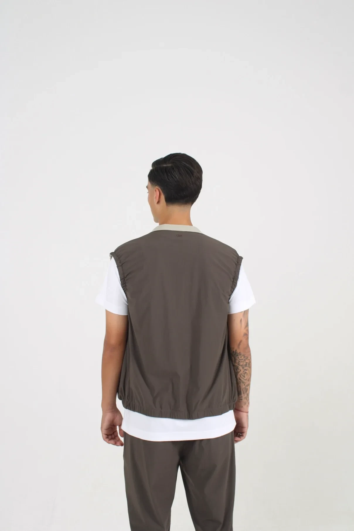 Bois Sombre / Sable Fin Gilet