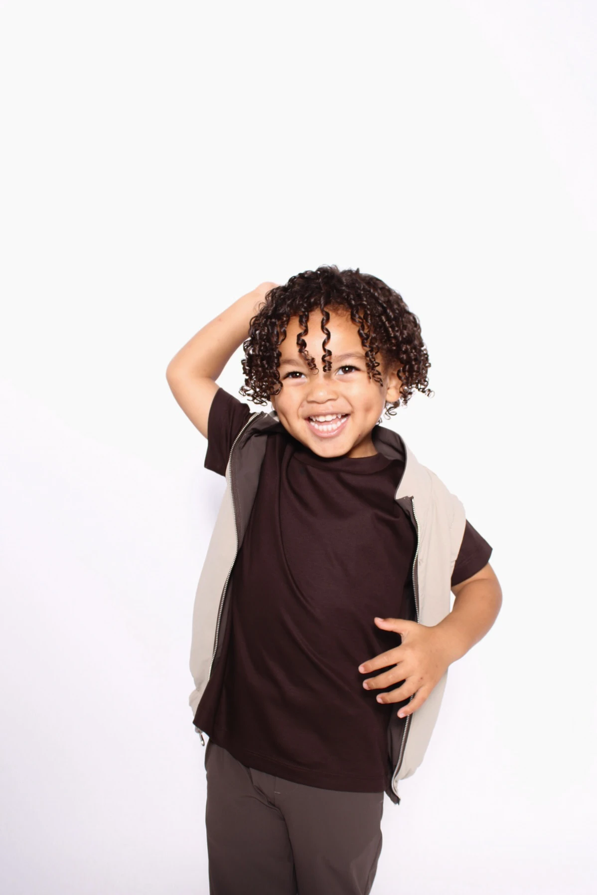 Bois Sombre / Sable Fin Gilet