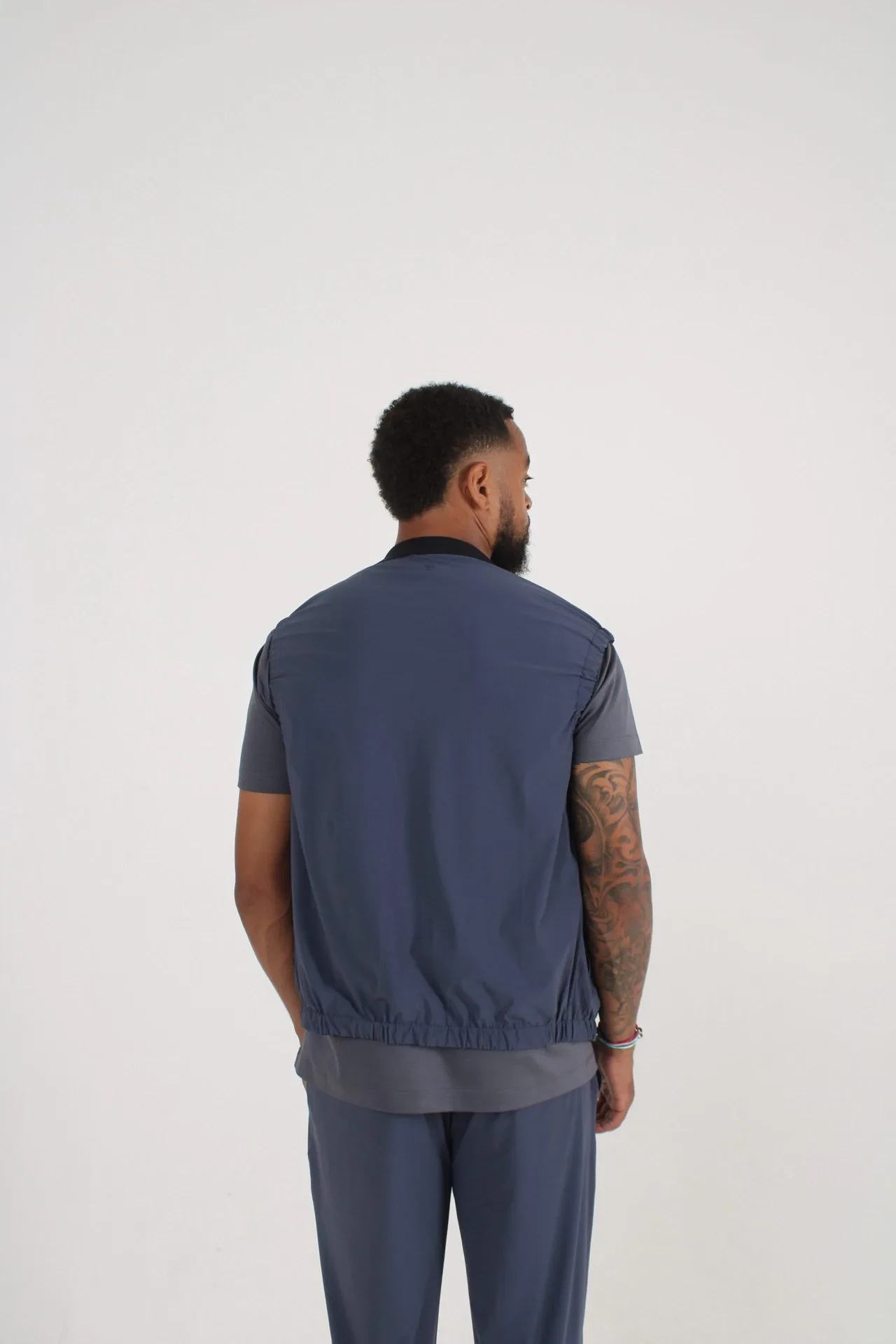 Noir Absolu / Bleu Impérial Gilet