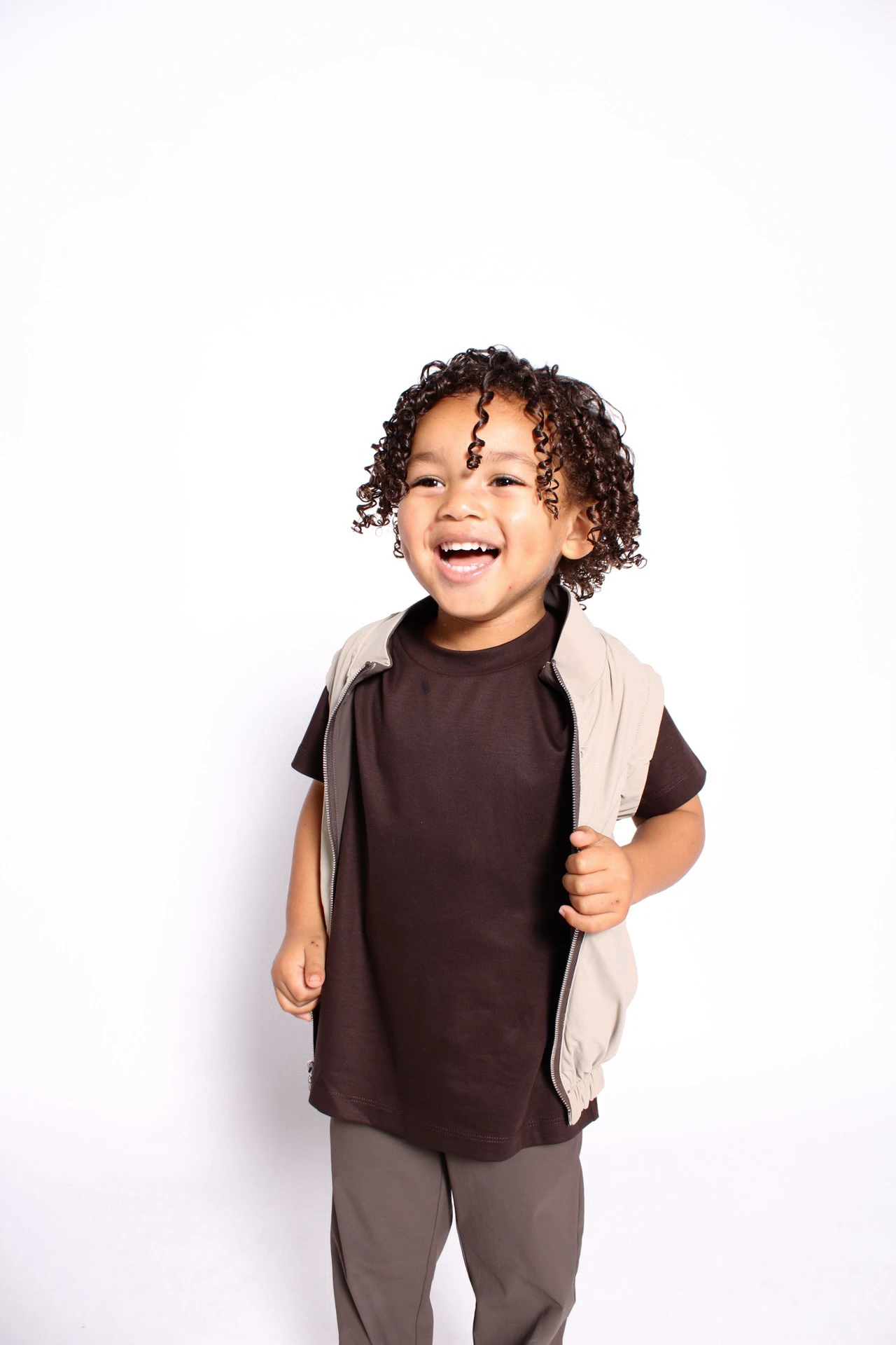 Bois Sombre / Sable Fin Gilet